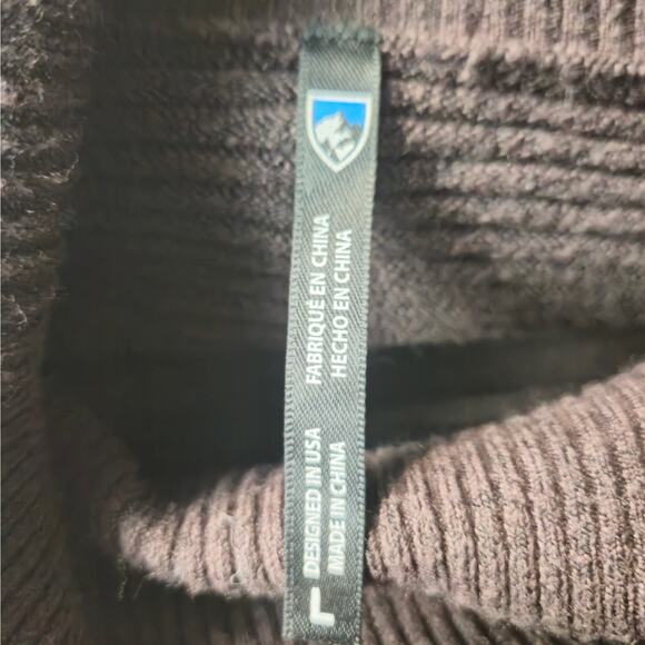 Kuhl Women's Ribbed Turtleneck Sweater Brown Size Large - Picture 5 of 6